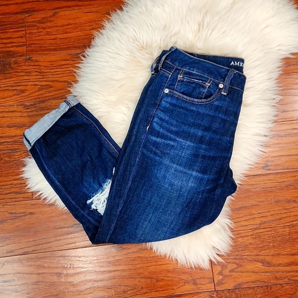 American Eagle Outfitters Denim - American Eagle Outfitters Tomgirl Dark Wash Jean's